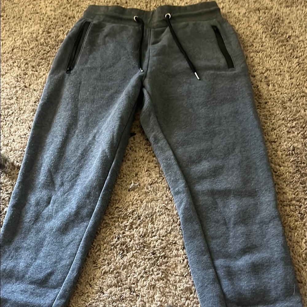Men's Charcoal Joggers with Drawstring